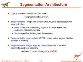 Java Memory Segment OS memory management | PPT
