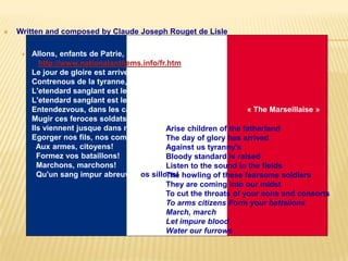 France--The Revolution of 1848Guizot feared a demonstration and cancelled a banquetFebruary 22Crowds flooded the streets singing “The Marseillaise”  and shouted protests to GuizotTroops called to calm it sided with the rebels and joined the parade52 civilians were killed or woundedLouis Philippe fled to Great Britain Rebels declared France a republic Marianne/Liberte