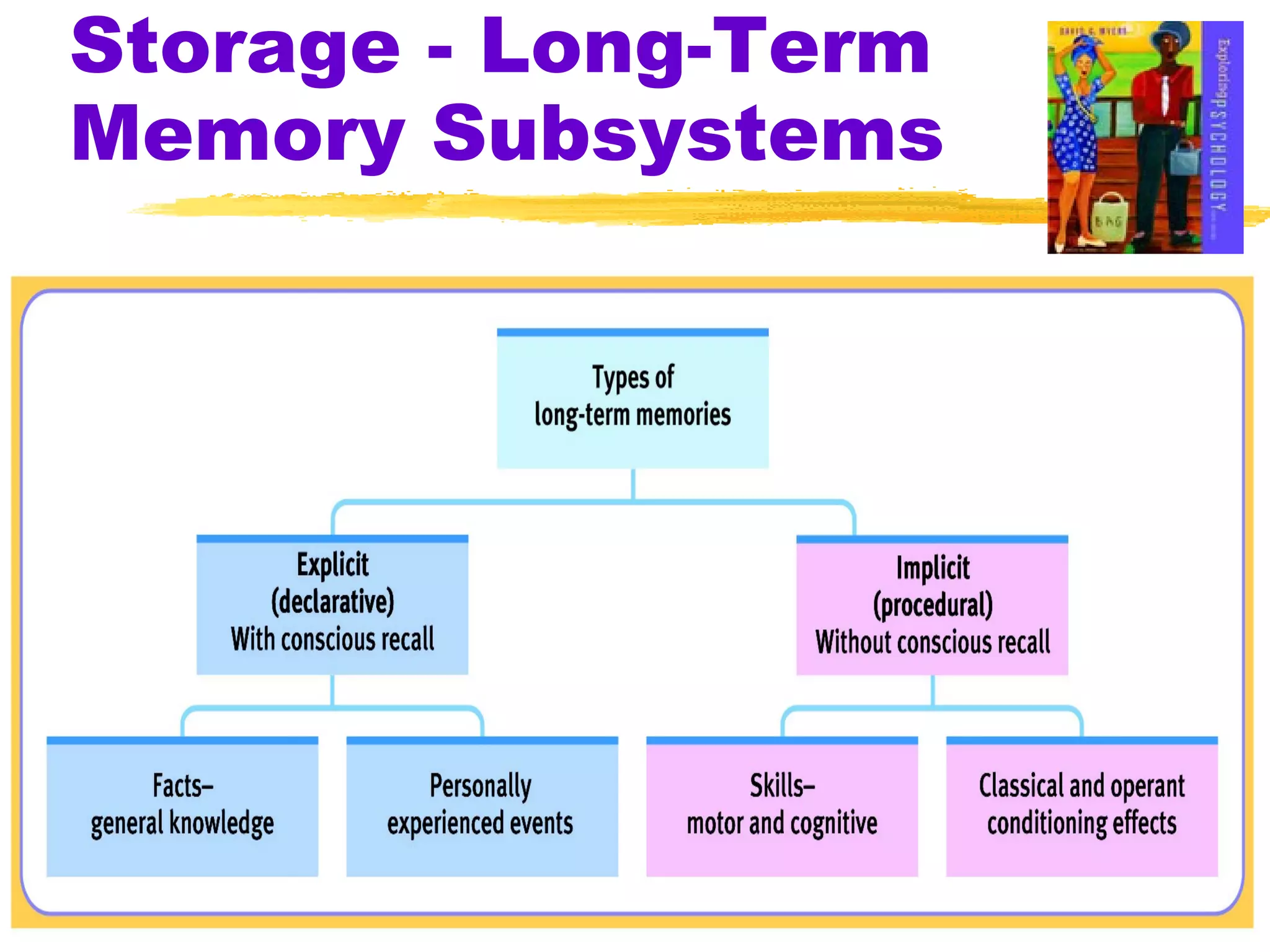 Storage - Long-Term Memory Subsystems 