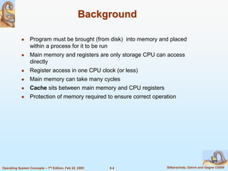 Main Memory | PPTX