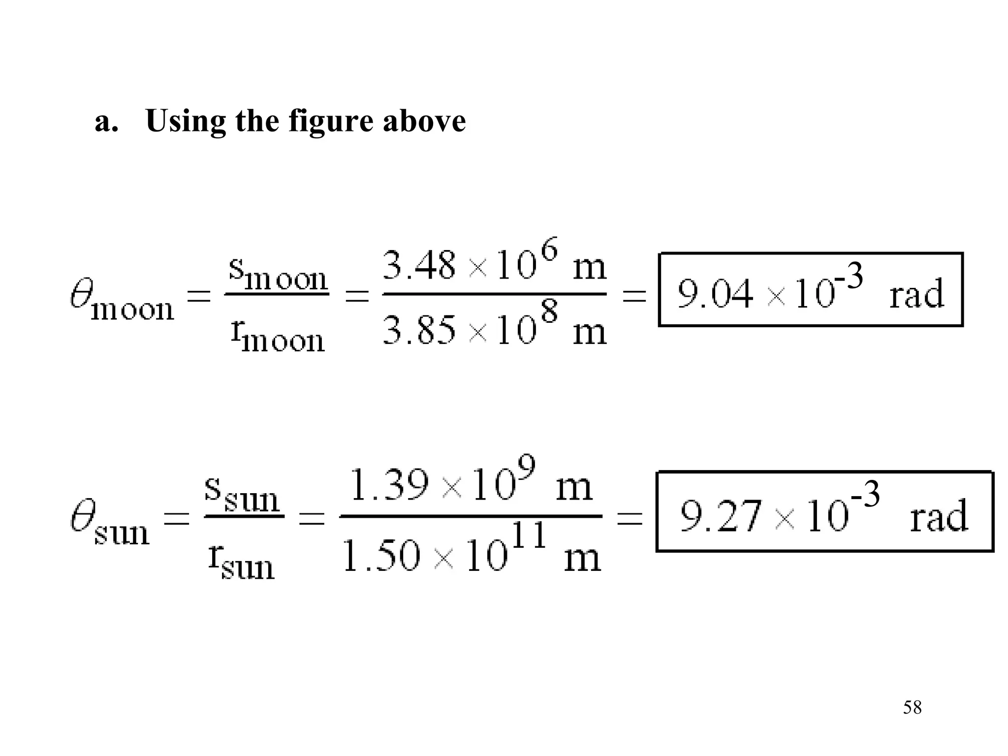 a. Using the figure above



                            -3




                             -3




                                  58
 