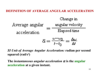 Angular Acceleration Units