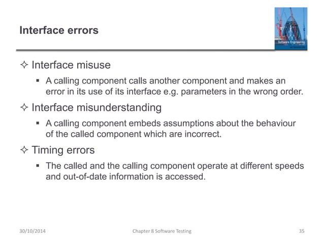 Ch8.testing | PPTX | Operating Systems | Computer Software and Applications