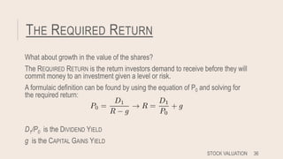 Required Return Example Ch8 | PPTX