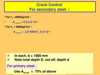 Crack Control ch 8-Structural Concrete Design-2002.ppt