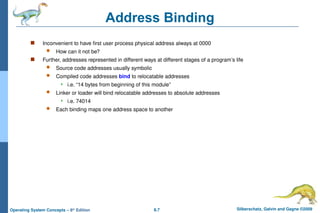 Operating system- memory management this ppt elaborated the concepts ...