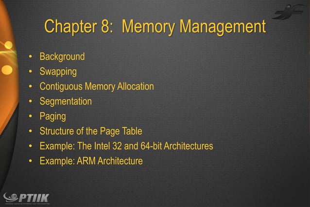 Ch8 main memory | PPT