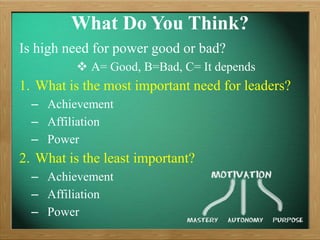 OB - Motivation | PPTX
