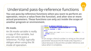 Understanding pass by value and pass by reference is essential for ...