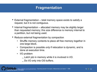 Ch8 main memory | PDF