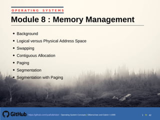 Operating System-Ch8 memory management | PDF | Operating Systems ...