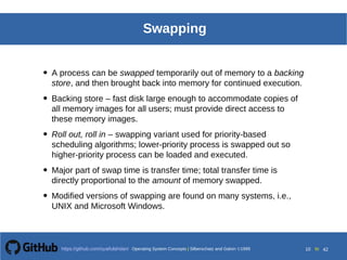 Operating System-Ch8 memory management | PDF | Operating Systems ...