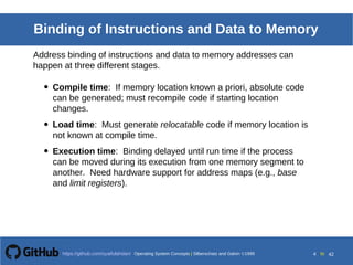 Operating System-Ch8 memory management | PDF | Operating Systems ...