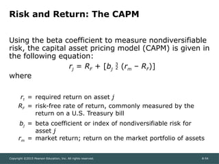 Ch8 (Risk & Return)for business finance and accounting.pptx