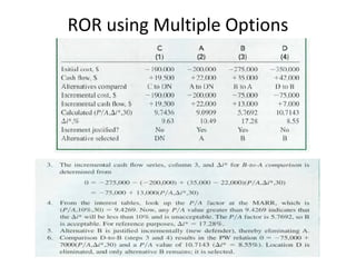 Ch8 ror of_multiple_alternatives_examples_rev1 | PPT