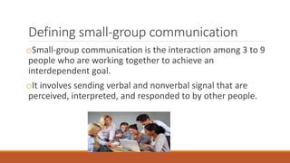 Ch8 small group communication power point | PPTX
