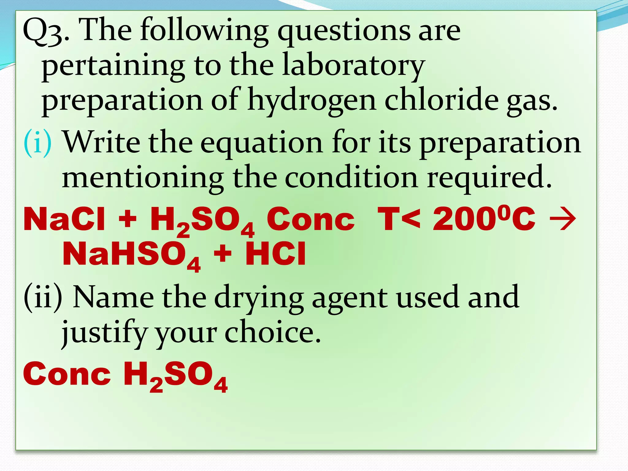 Ch8 study of compounds hydrogen chloride | PPTX