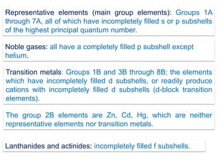 Ch8 the periodic table | PDF