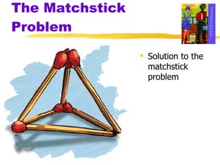 The Matchstick Problem Solution to the matchstick problem 