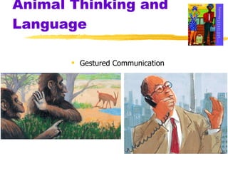 Animal Thinking and Language Gestured Communication 
