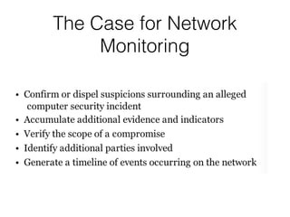 CNIT 121: 9 Network Evidence | PDF