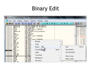 Binary Edit
 