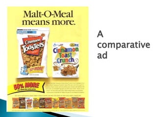 A
comparative
ad
 