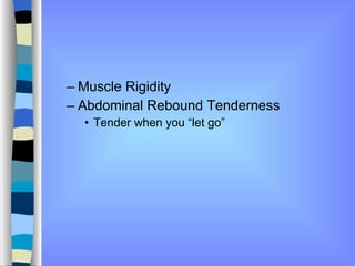Move Past Rigidity Thorax and Abdomen Information | PPT