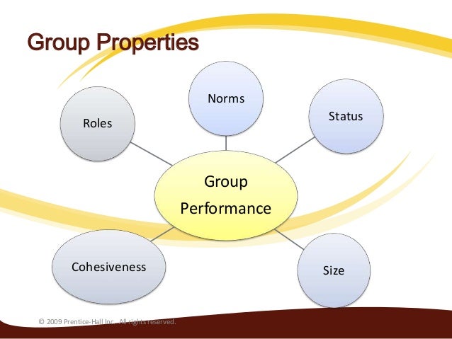 group properties roles norms status size and cohesiveness 2015-2-10 group properties: roles, norms, status, size, cohesiveness, size 290 property 5: cohesiveness 291 globaiization making global virtual teams effective 292. group properties roles norms status size and cohesiveness 2015-2-10 group properties: roles, norms, status, size, cohesiveness, size 290 property 5: cohesiveness 291 globaiization making global virtual teams effective 292.