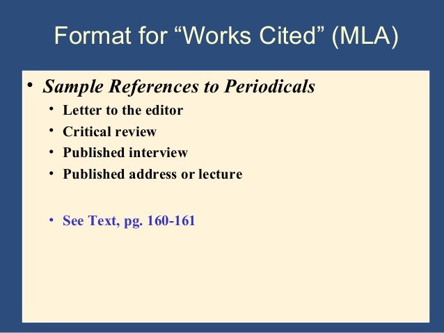 Writing The Research Paper A Handbook 7th Ed Ch 9 Mla System