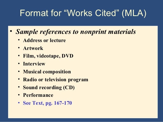 writing the research paper a handbook 7th ed ch 9 mla system mla format artwork
