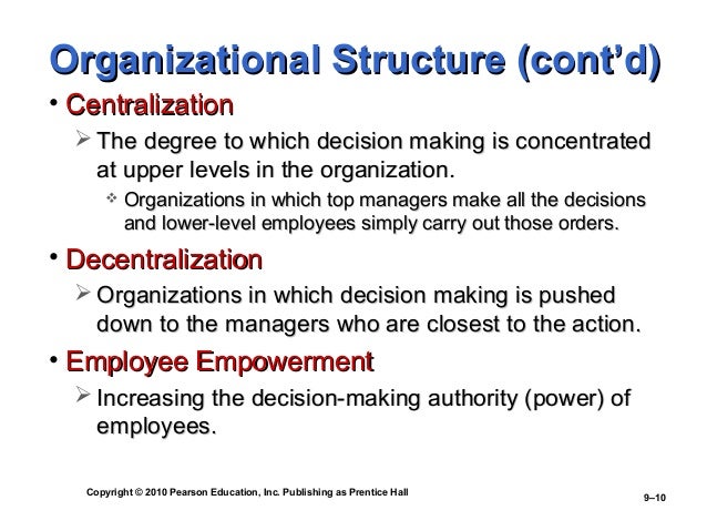 making organizational chart