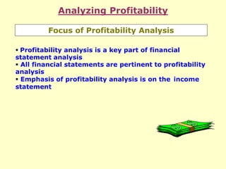 profitability analysis is a technique or tool for using application ...