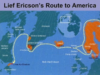 Lief Ericson’s Route to America 