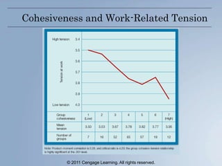 Cohesiveness and Work-Related Tension
© 2011 Cengage Learning. All rights reserved.
 