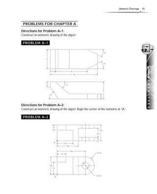 Ed Isometric Problems isometric drawing (Chapter ) | PDF