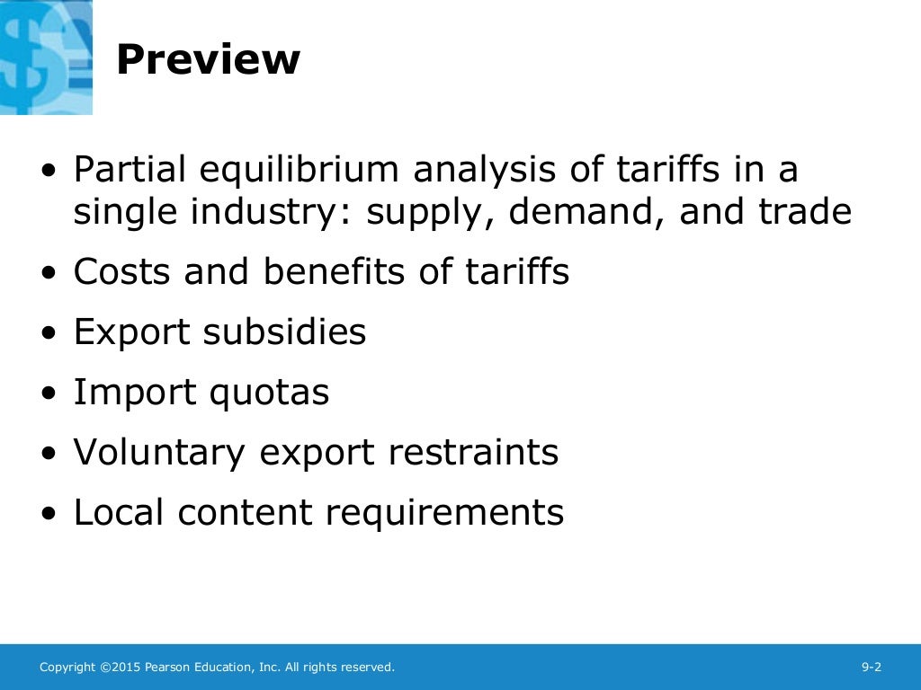 The Instruments of Trade Policy