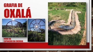 GRAFIA DE
OXALÁ
RODA DE
EXPANSÃO DA ENERGIA
 