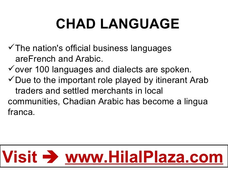 Official Language Of Chad