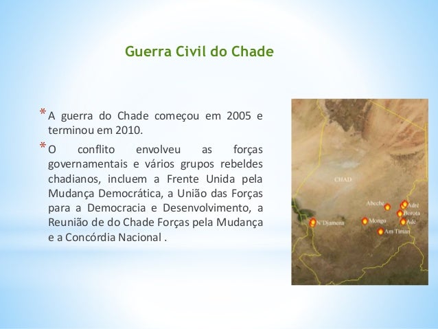 Resultado de imagem para 2005 Guerra Civil CHADE