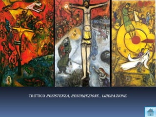 Trittico Resistenza, Resurrezione , Liberazione.
 