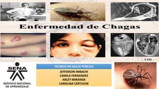 CHAGAS
TECNICO EN SALUD PÚBLICA
JEFFERSON IMBACHI
CAMILA FERNANDEZ
ARLEY MIRANDA
CAROLINA CERTUCHE
 