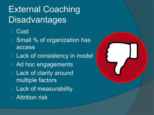 Internal VS external coaching | PPTX