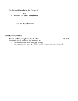 Chaim Shapiro Resume | DOC