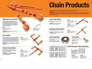 CHAIN-PRODUCT- USA-FOLLETO