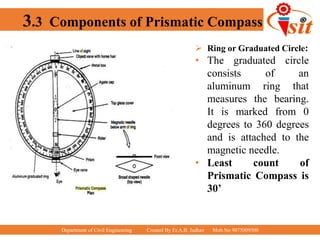 Using Compass In Civil chain and compass traversing.pptx | Civil Engineering Industry | Industries
