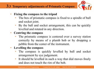 chain and compass traversing.pptx | Civil Engineering Industry | Industries