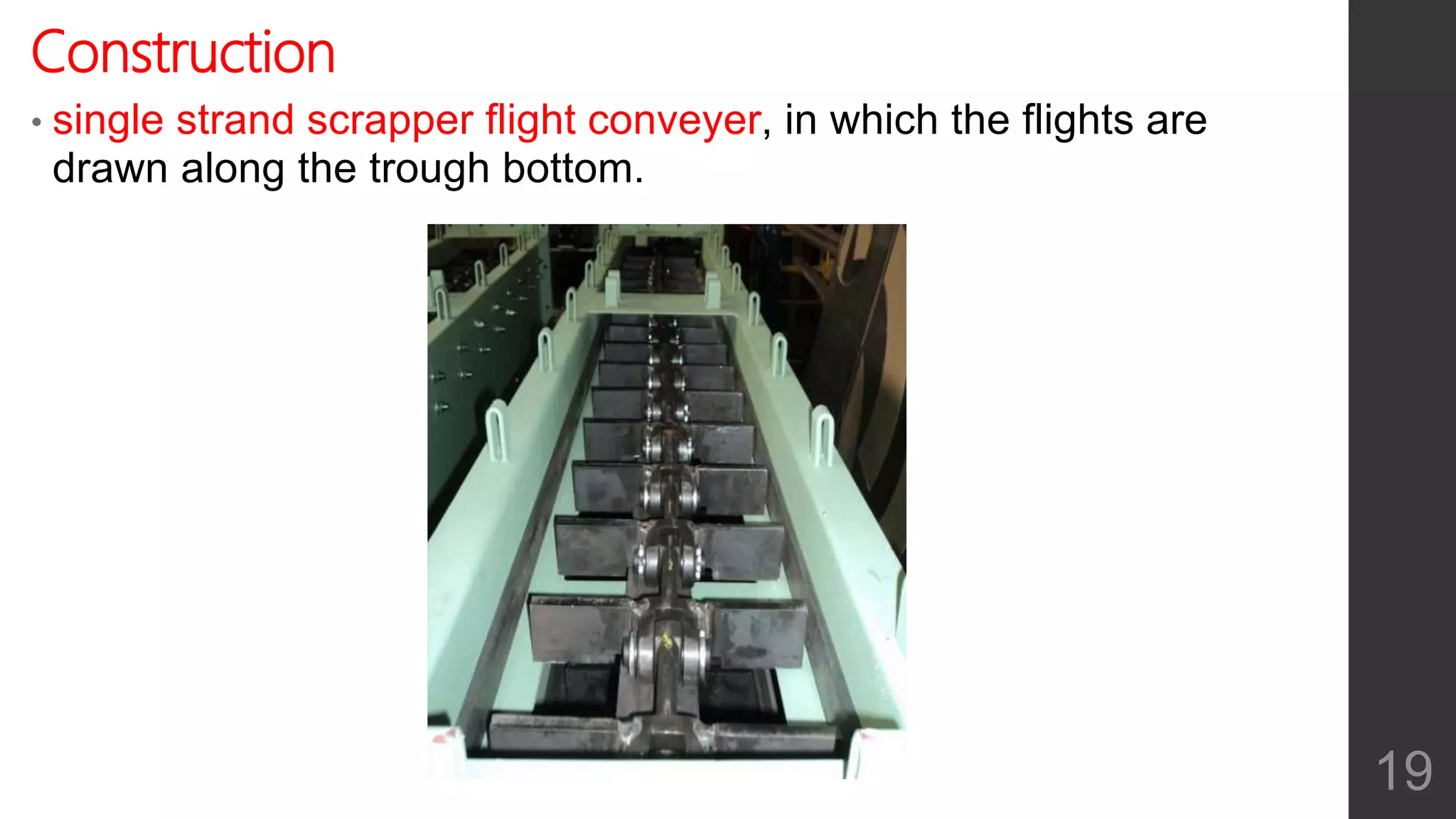 End Flight Chain Chain conveyors | PPTX
