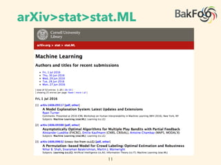 arXiv>stat>stat.ML
 